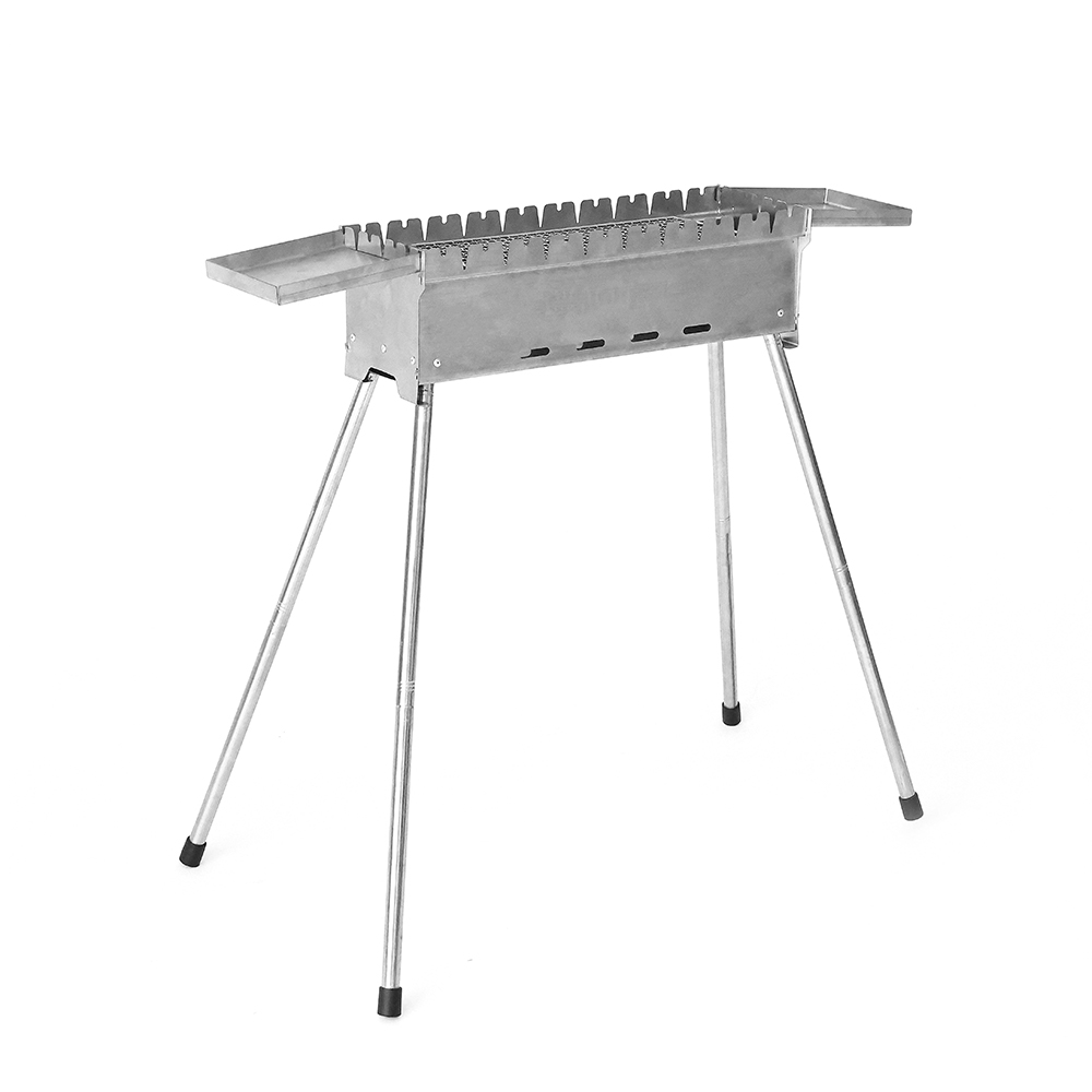 Barbecue rectangulaire rectangulaire en acier inoxydable