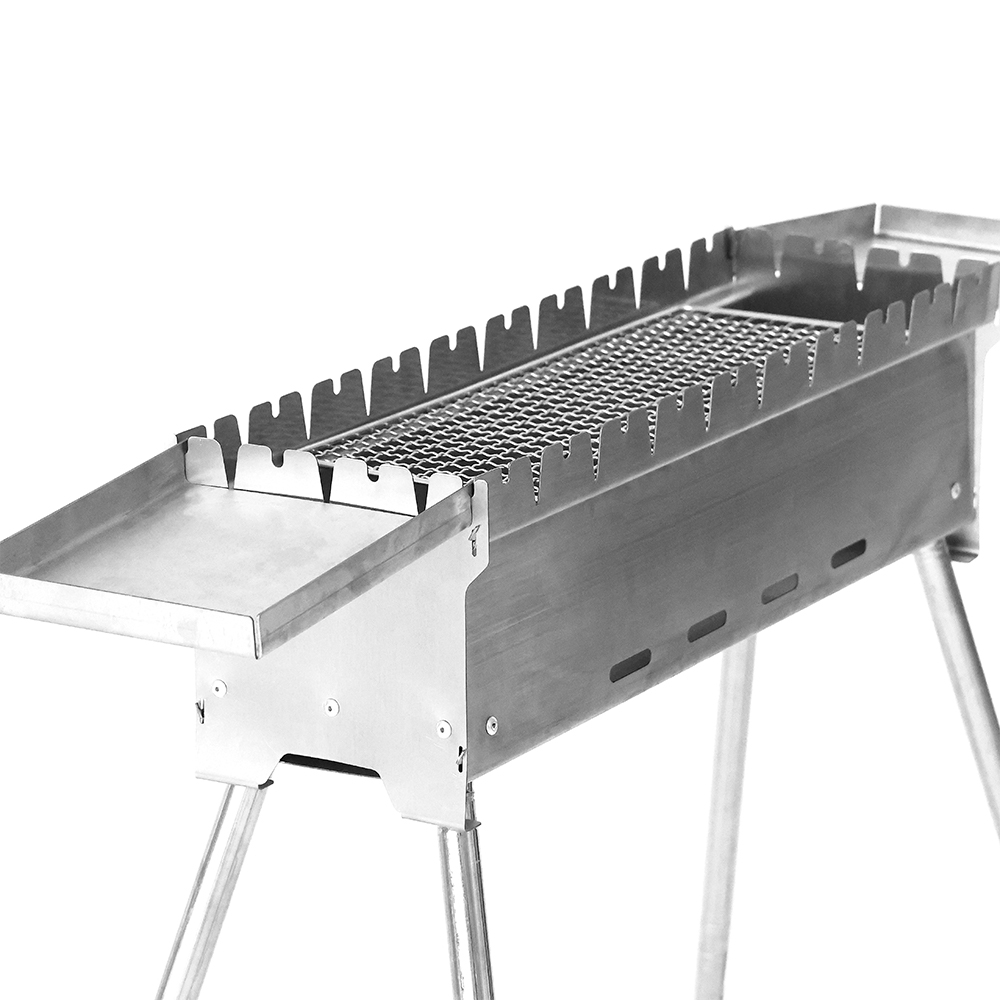 Barbecue rectangulaire rectangulaire en acier inoxydable