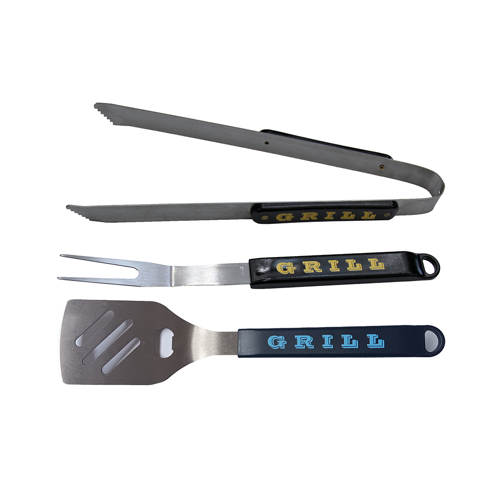 Spatule à barbecue avec manche en plastique