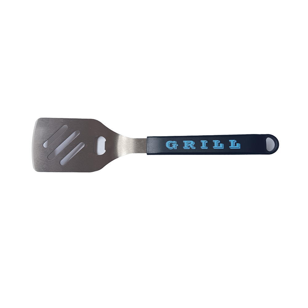 Spatule à barbecue avec manche en plastique