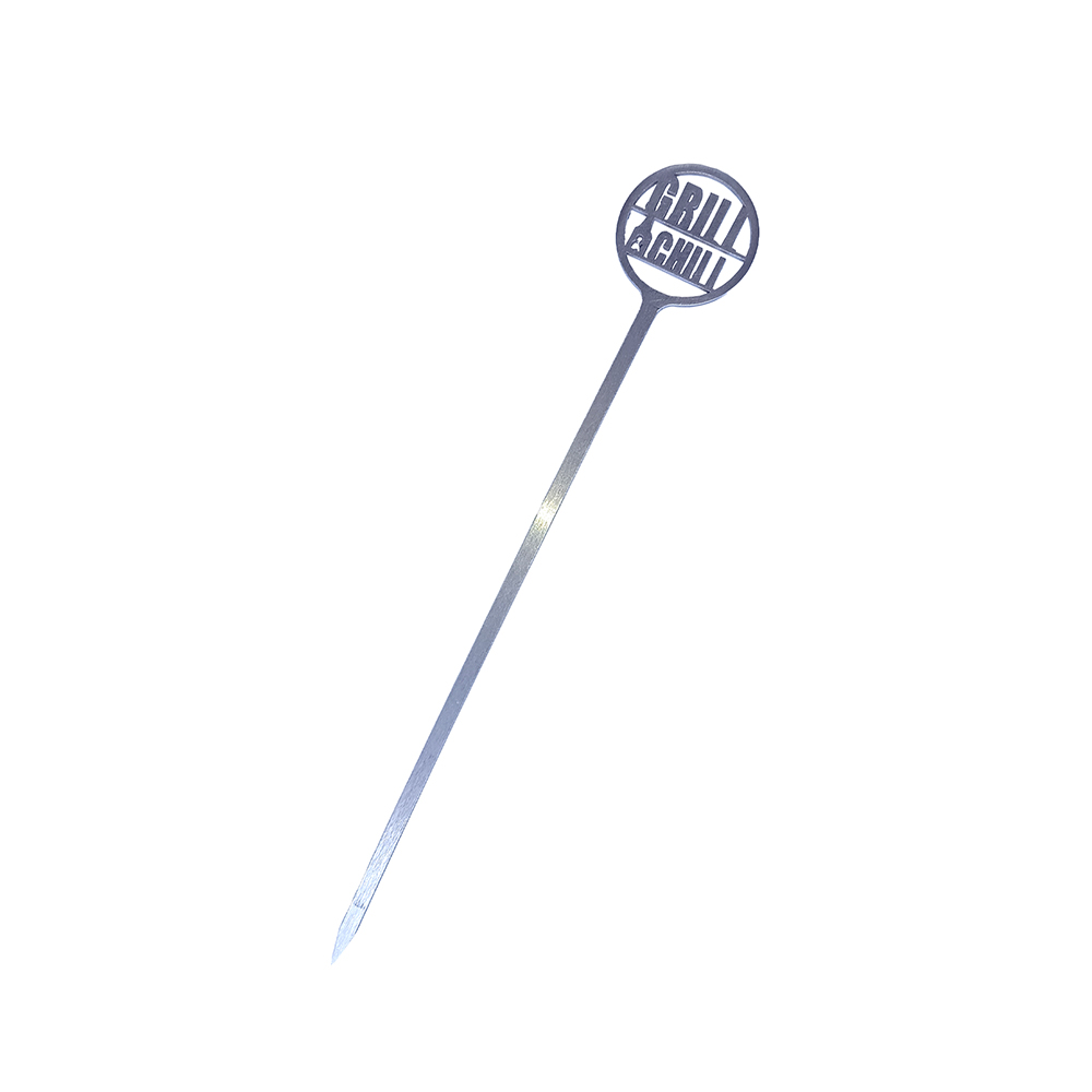 Brochette de cuisson durable en acier inoxydable