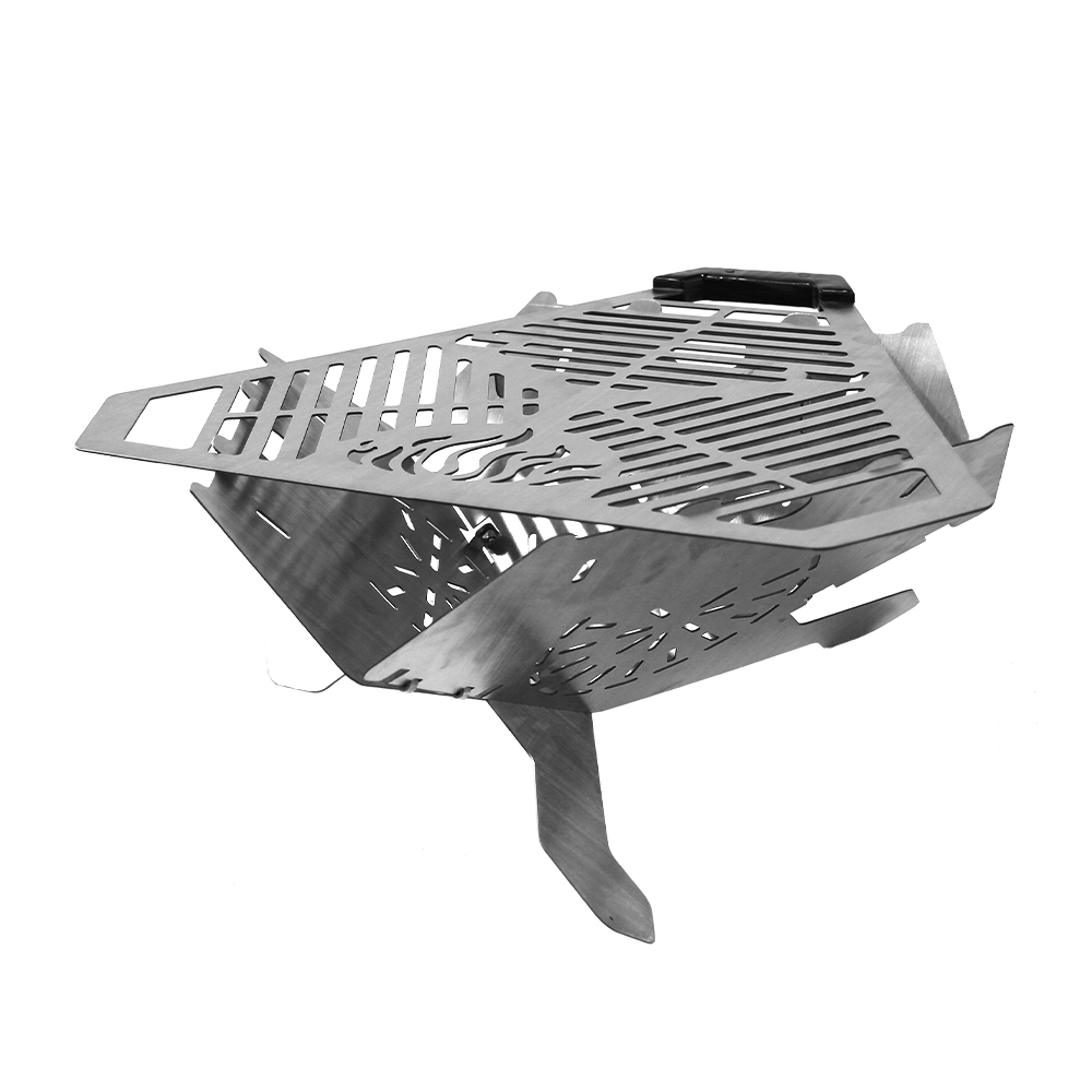 Barbecue pliant portatif extérieur